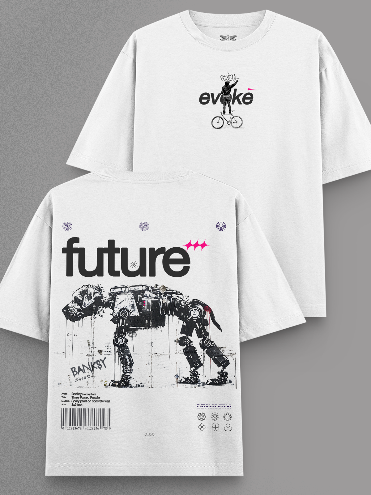 Graffiti Guardian Oversized T-Shirt – MOQONO1