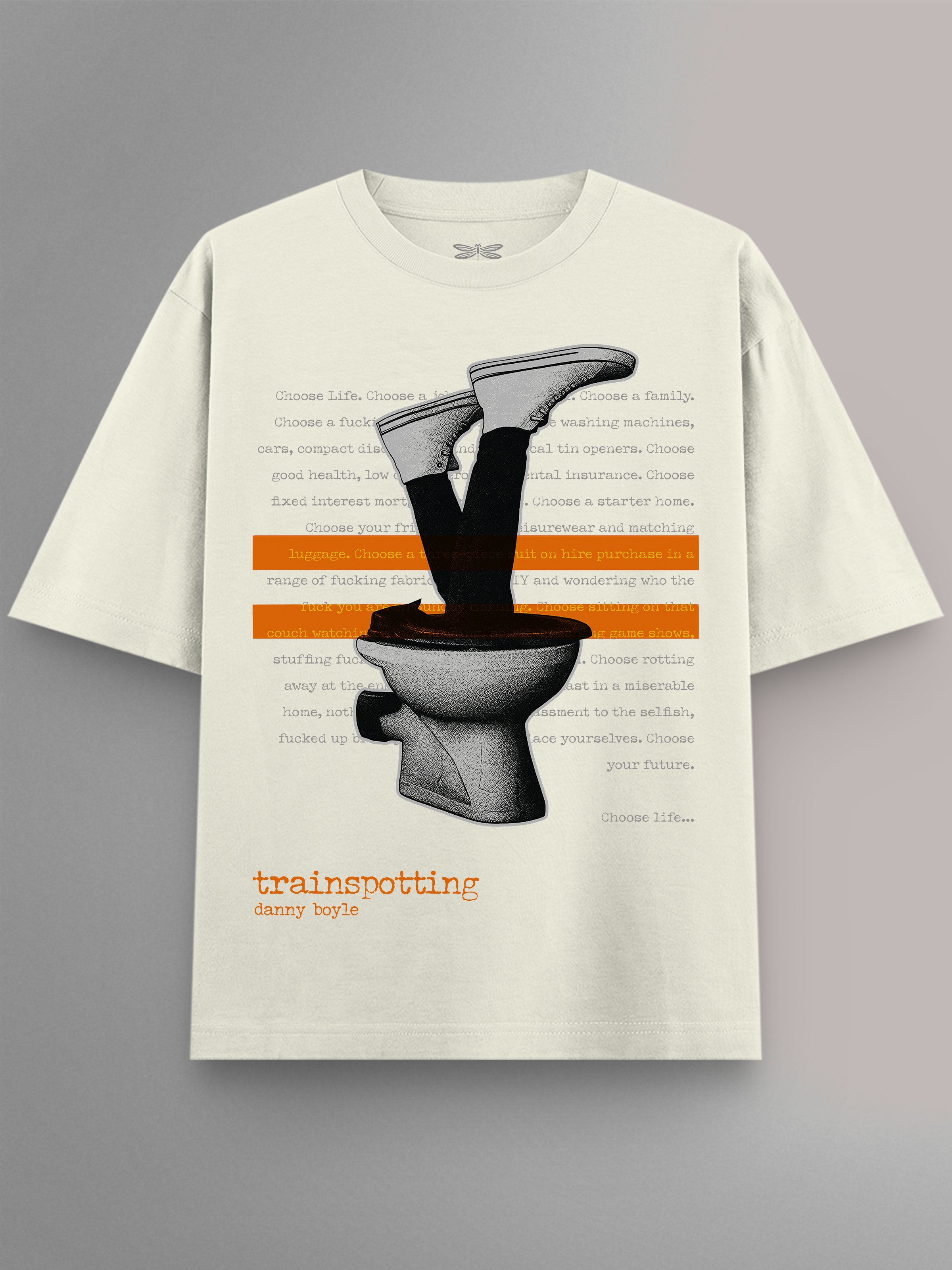 Trainspotting Monologue Oversized T-Shirt – MOQONO