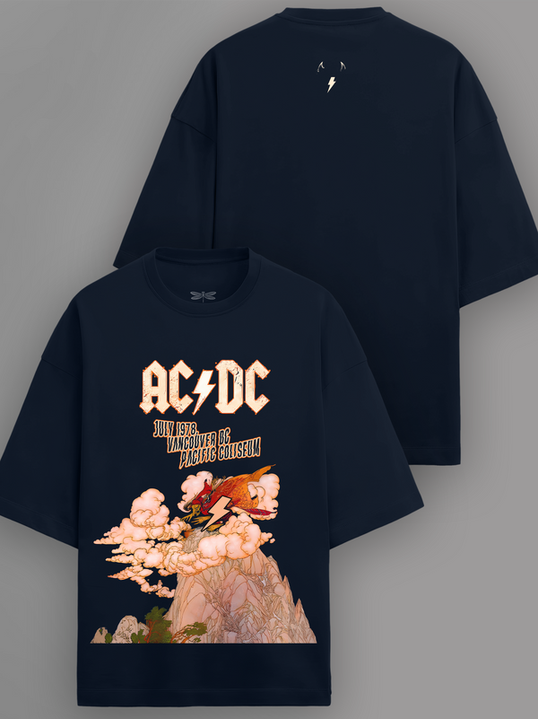 AC/DC Voltage Spire (Terry Cotton) Oversized T-Shirt