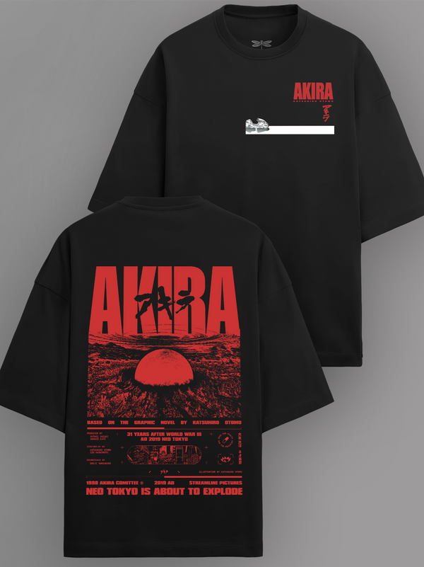 Akira Redshift Edition (Terry Cotton) Oversized T-Shirt