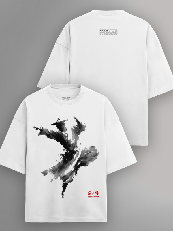 Ashen Monk (Terry Cotton) Oversized T-Shirt