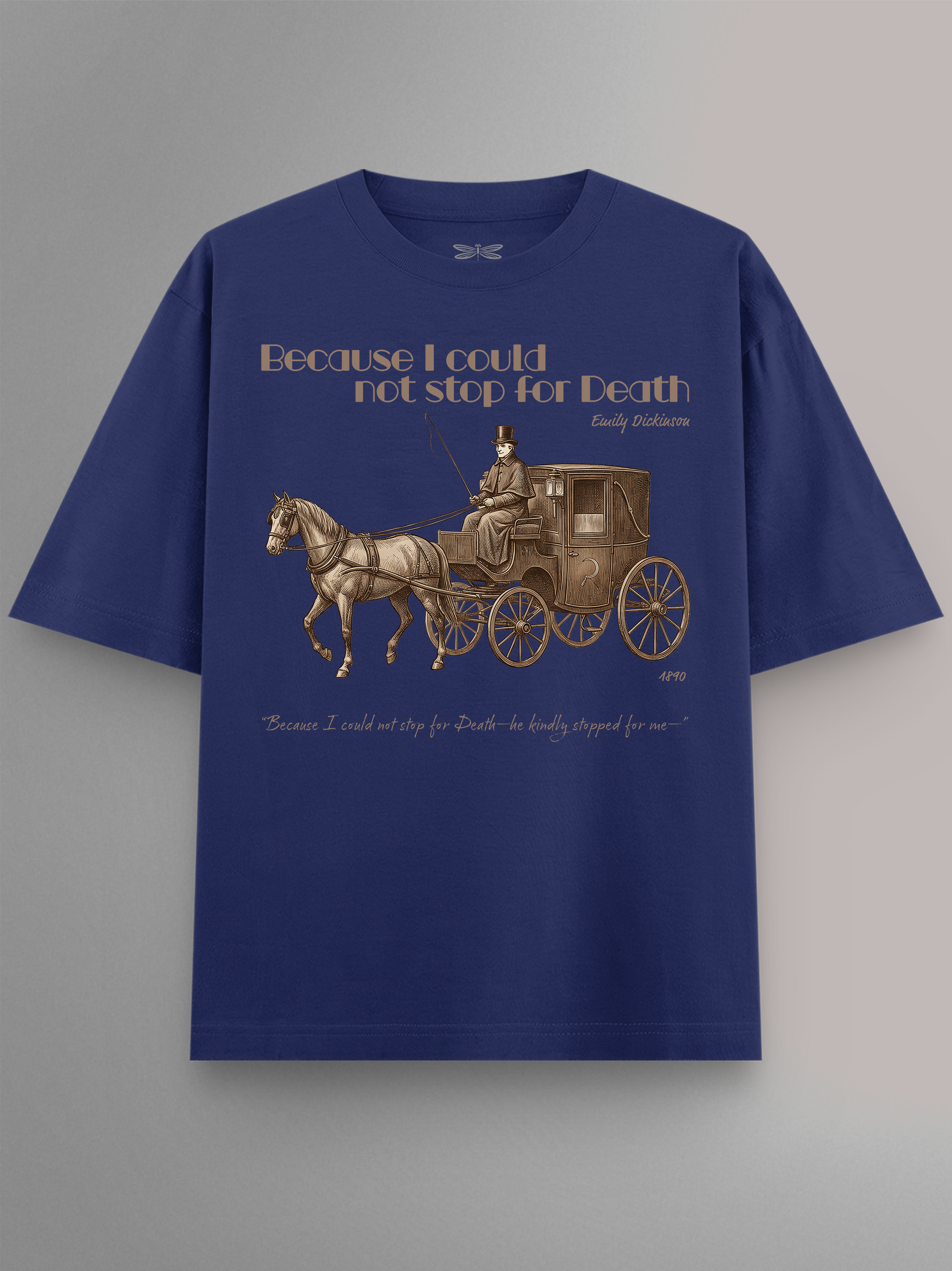 Because I could not stop for Death Oversized T-Shirt