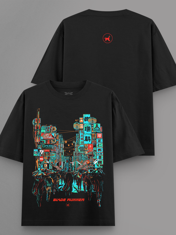Blade Runner Dystopia Oversized T-Shirt