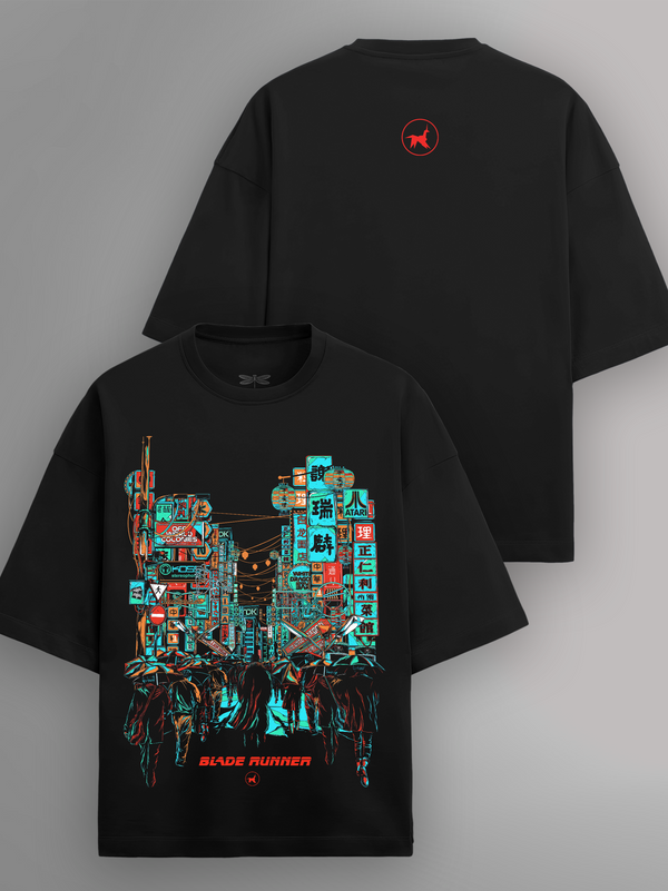 Blade Runner Dystopia (Terry Cotton) Oversized T-Shirt