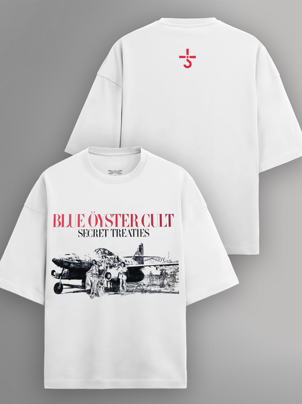 Blue Öyster Cult Airbase (Terry Cotton) Oversized T-Shirt