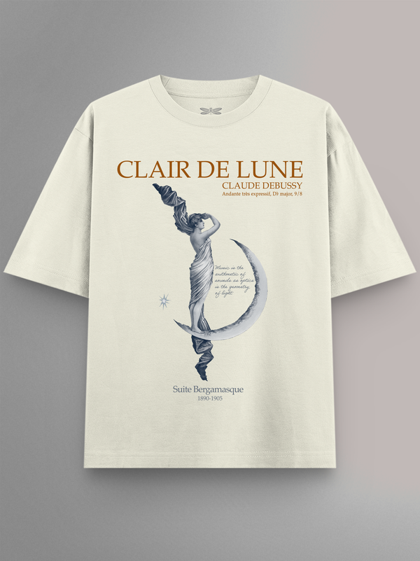 Clair De Lune Oversized T-Shirt – MOQONO Clair De Lune Oversized T-Shirt – MOQONO