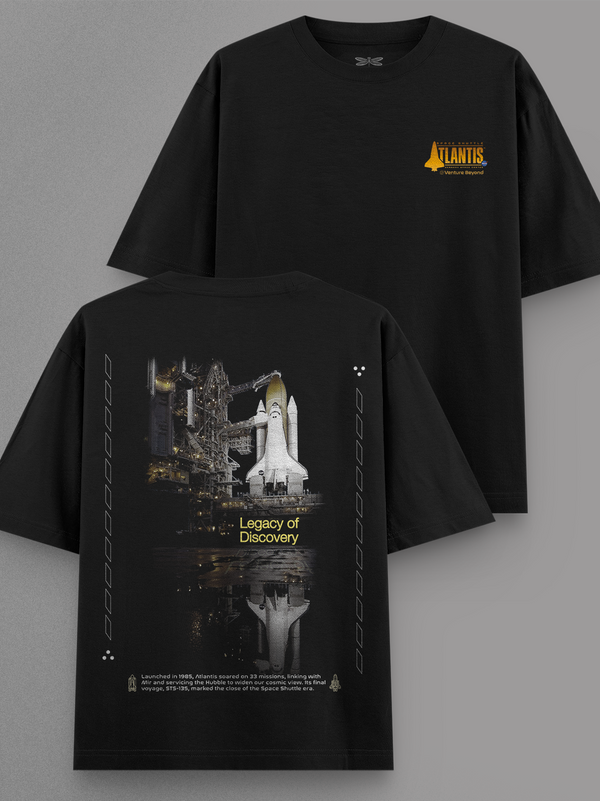 NASA Atlantis Oversized T-Shirt