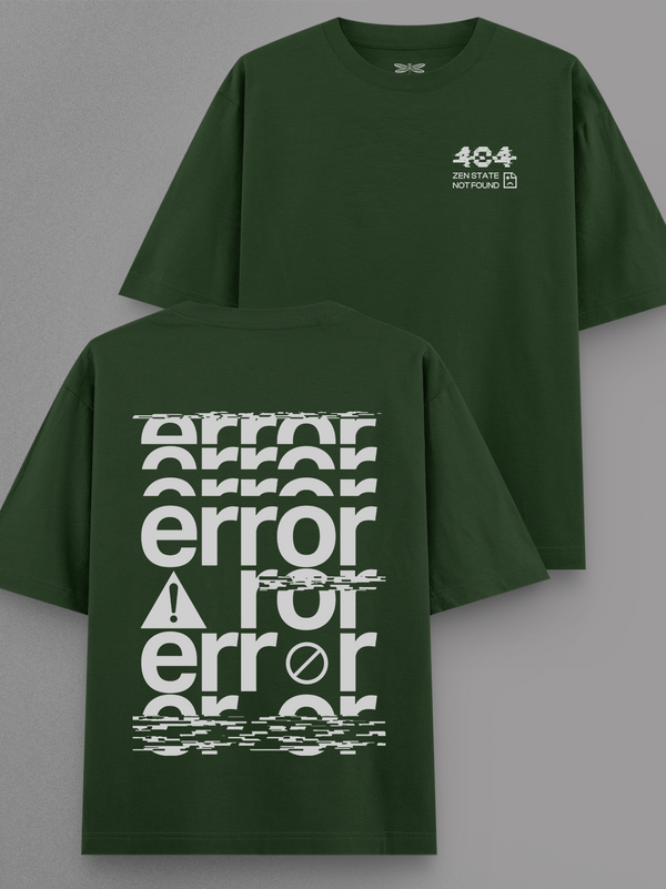 Error 404 Oversized T-Shirt