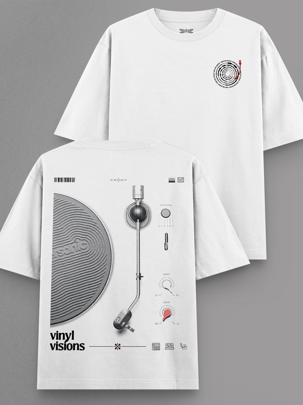 Vinyl Visions Oversized T-Shirt