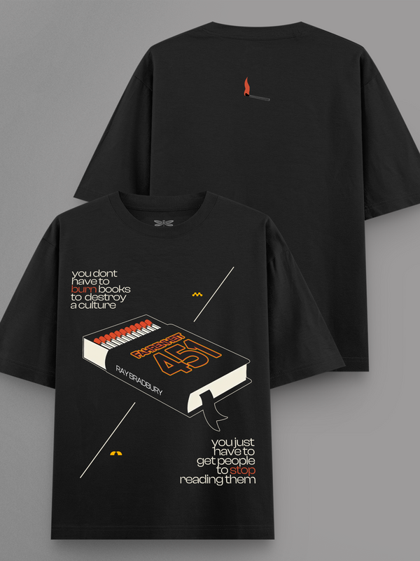 Fahrenheit 451 Oversized T-Shirt