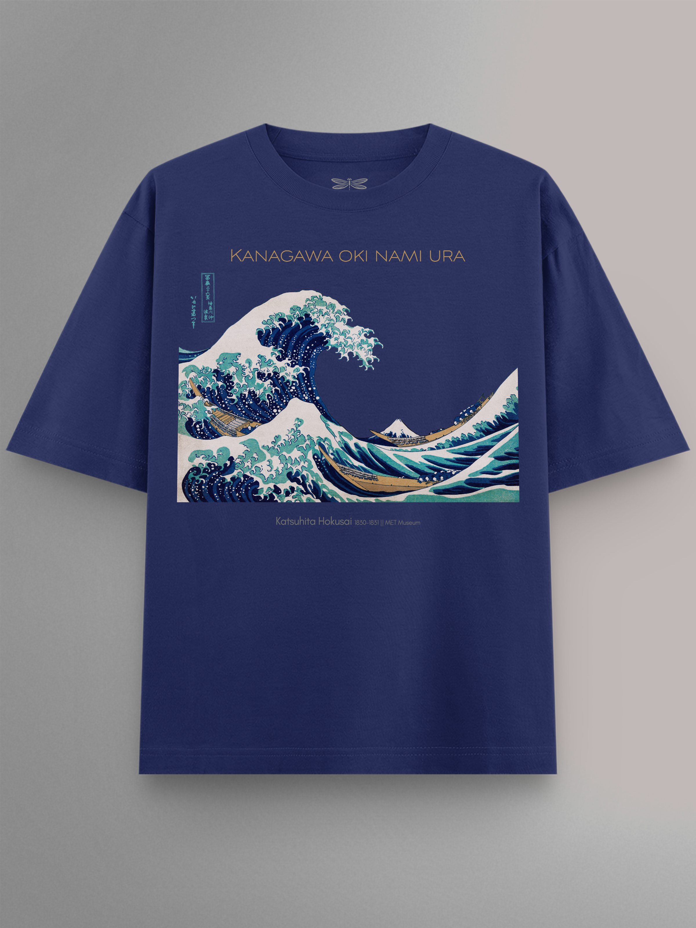 Kanagawa Oki Nami Ura Oversized T-Shirt