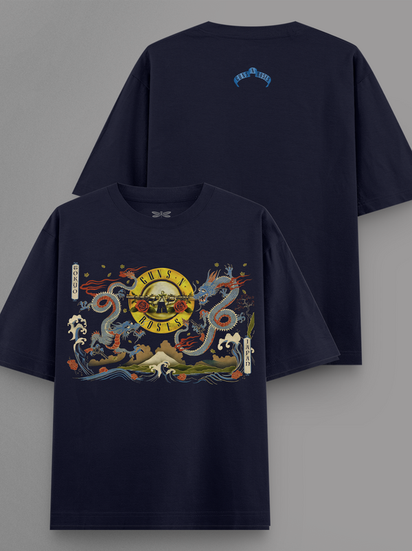 Guns N' Roses Dragon Reign Oversized T-Shirt