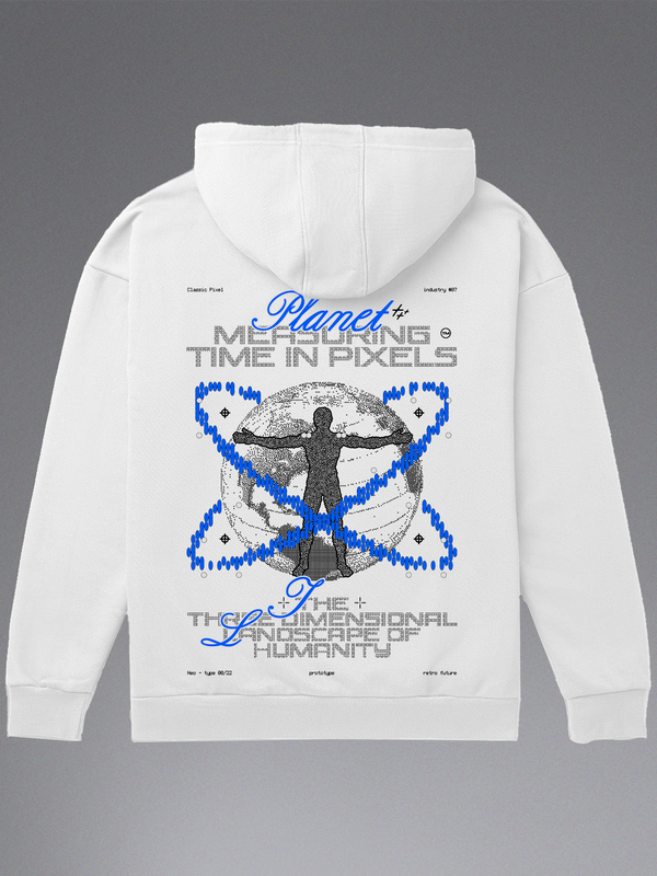 Pixel Soul Oversized Hoodie