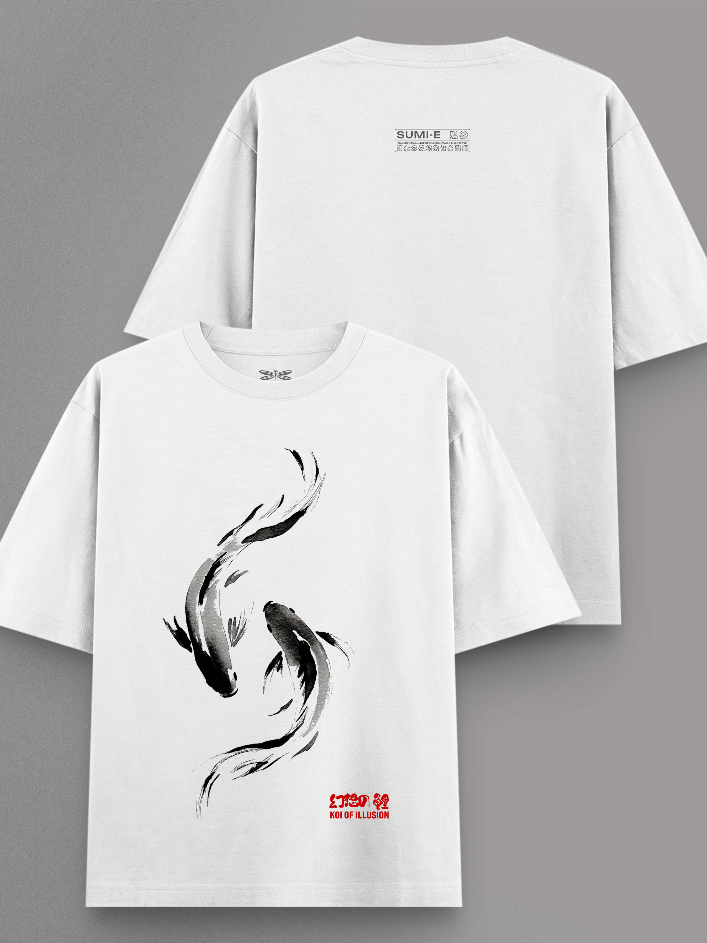 Koi of Illusion Oversized T-Shirt