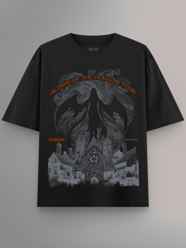 Led Zeppelin Hollow Altar (Black Edition) Oversized T-Shirt
