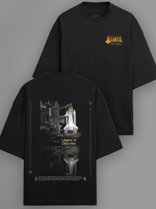 NASA Atlantis (Terry Cotton) Oversized T-Shirt