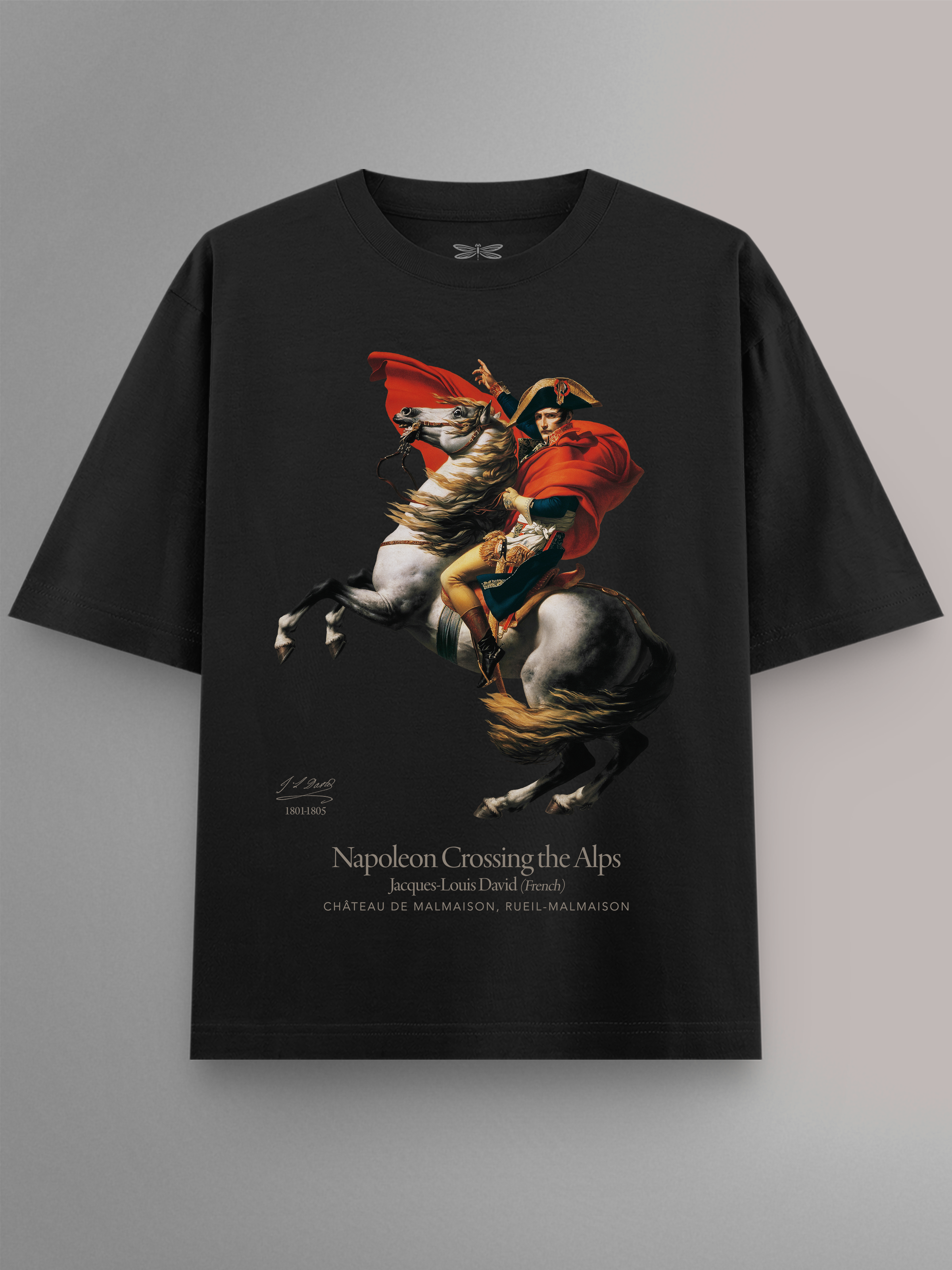 Napolean Crossing the Alps Oversized T-Shirt