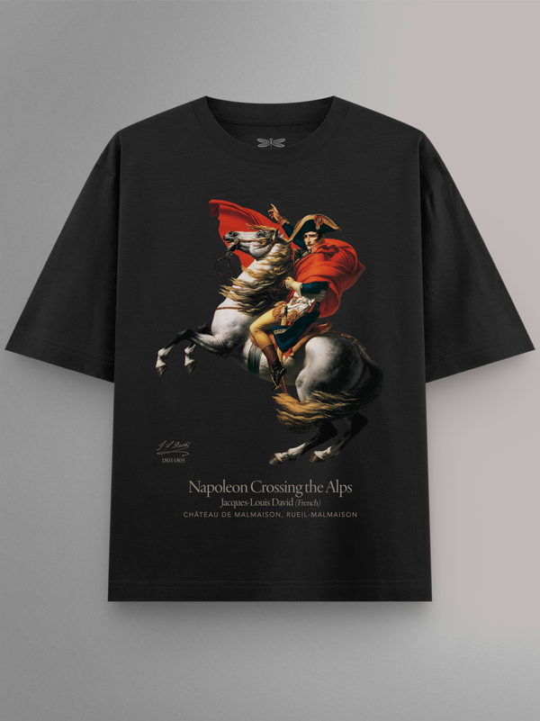 Napolean Crossing the Alps Oversized T-Shirt