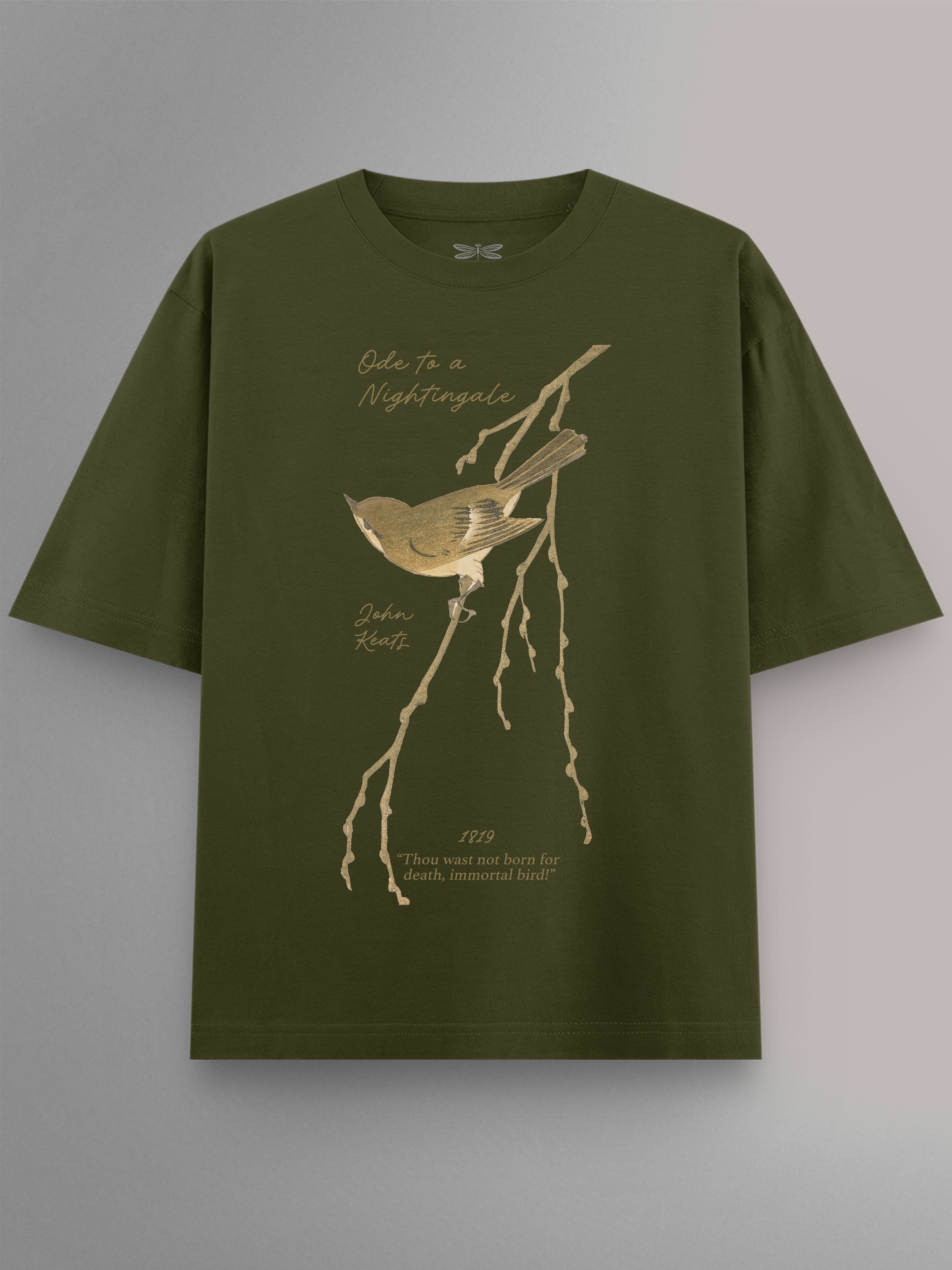 Ode to a Nightingale Oversized T-Shirt