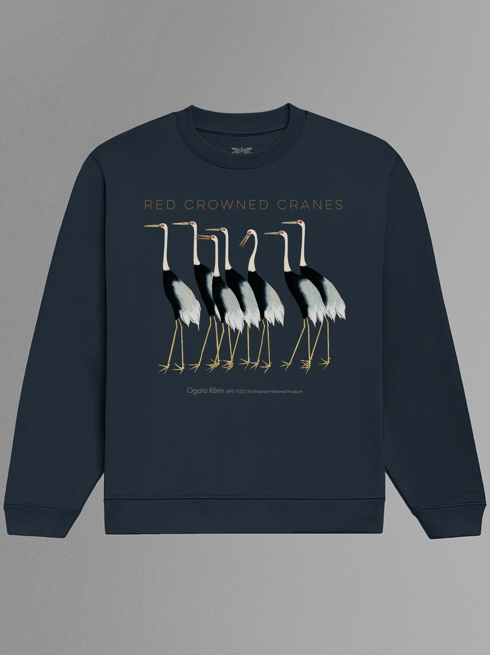 Red Crowned Cranes Regular Fit Sweatshirt
