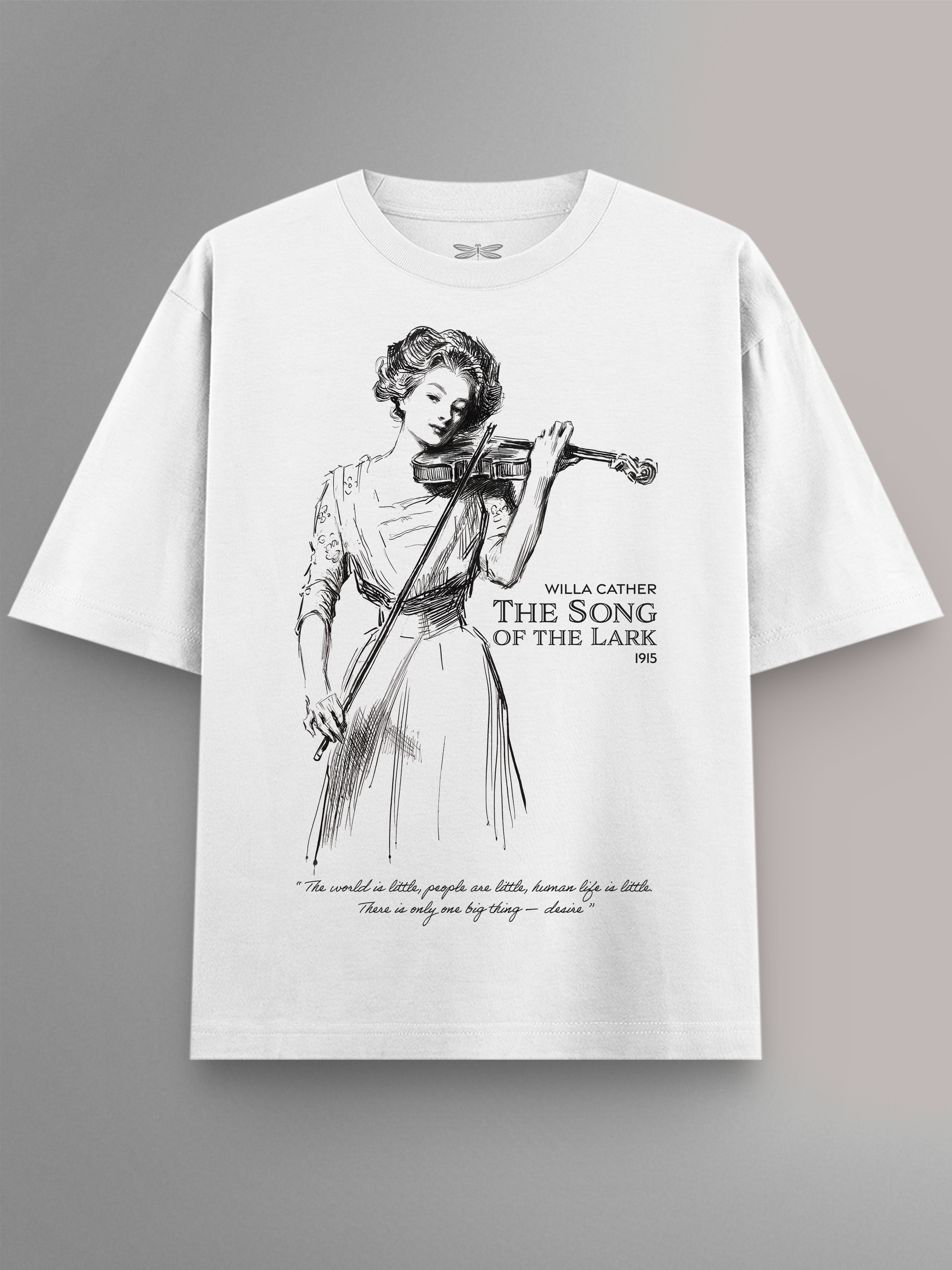 The Song of the Lark Oversized T-Shirt