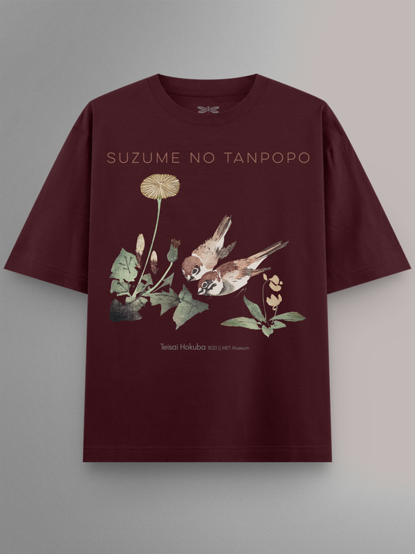Suzume No Tanpopo Oversized T-Shirt