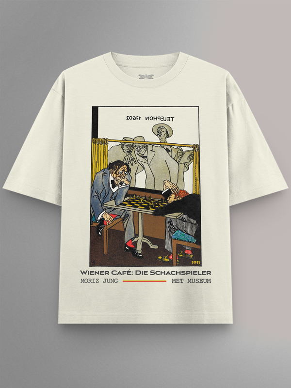 The Chess Players Oversized T-Shirt