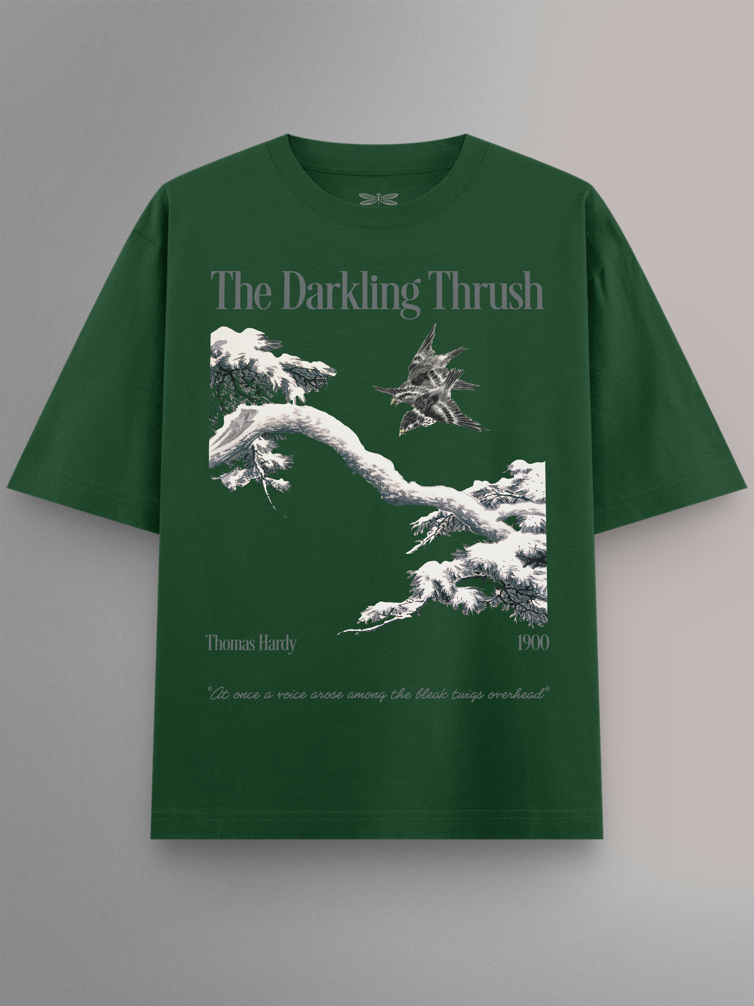 The Darkling Thrush Oversized T-Shirt
