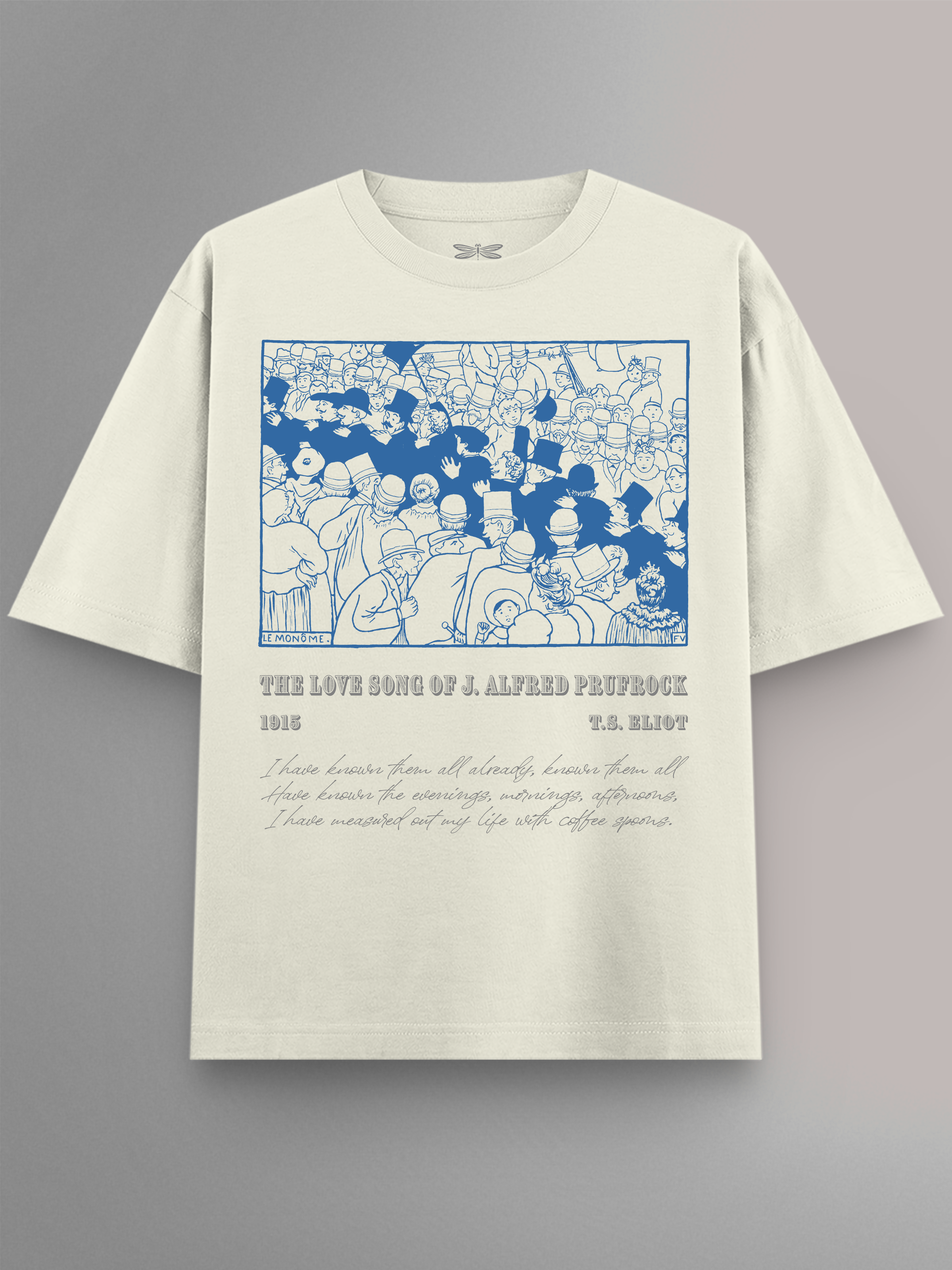 Love Song of J. Alfred Prufrock Oversized T-Shirt