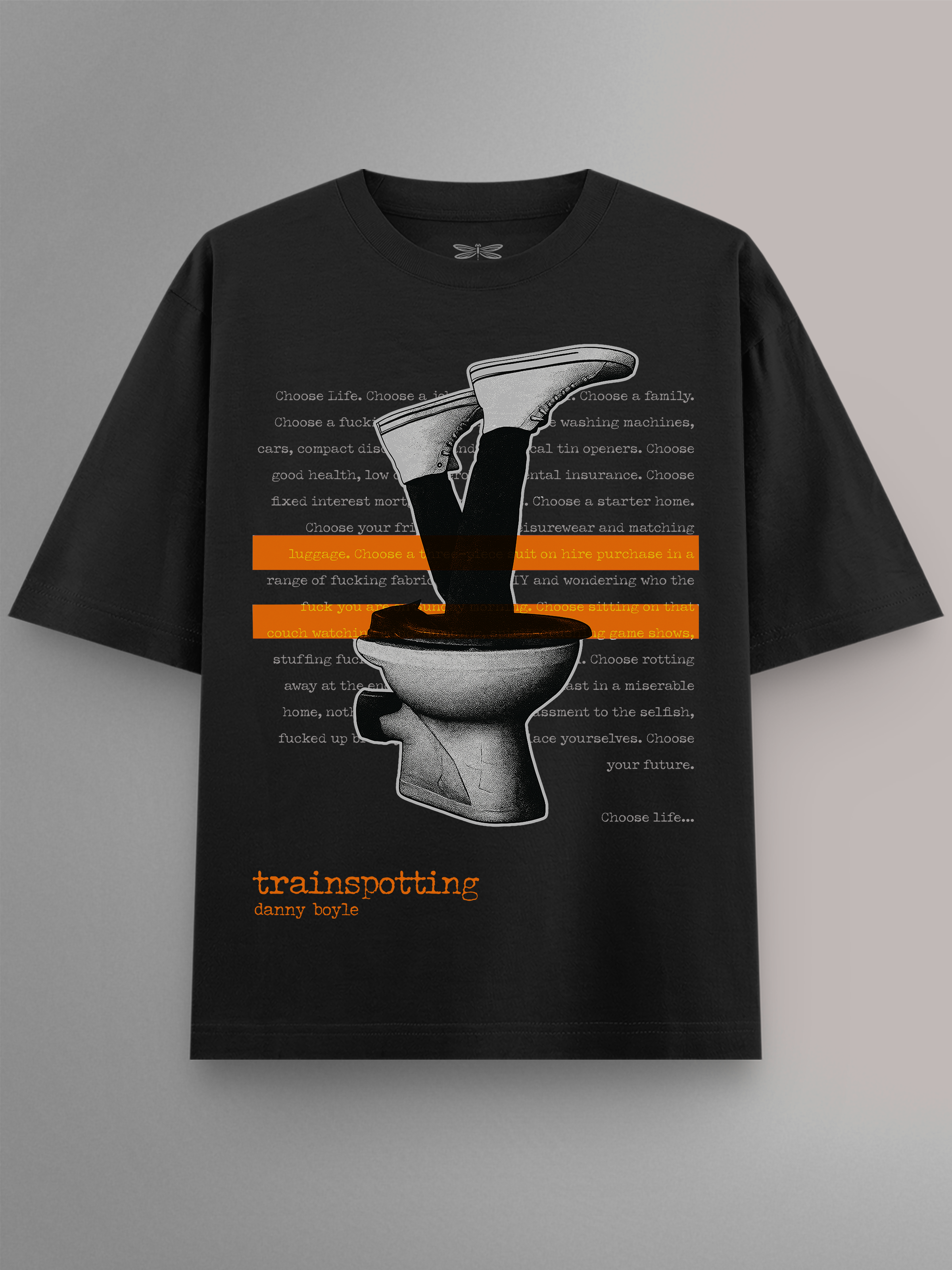 Trainspotting Monologue Oversized T-Shirt – MOQONO