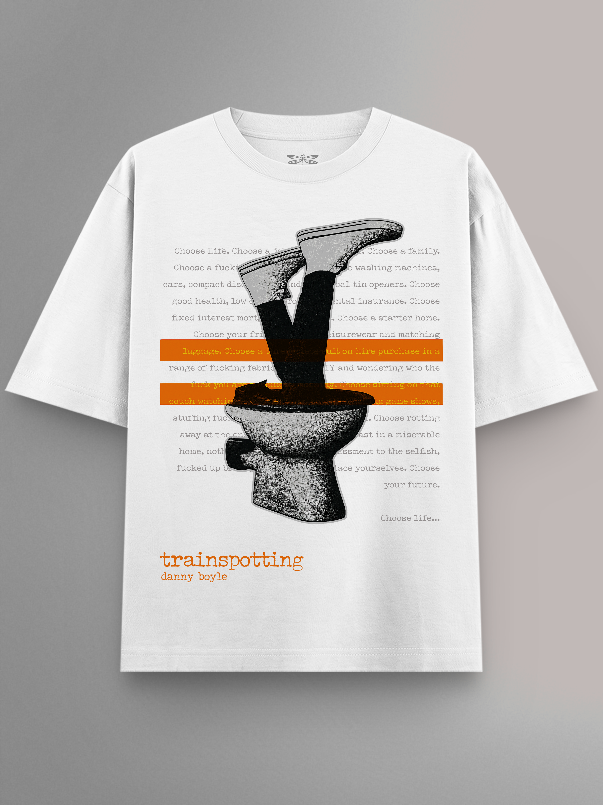 Trainspotting Monologue Oversized T-Shirt – MOQONO