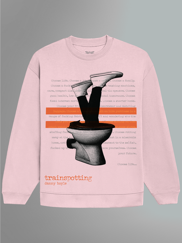 Trainspotting Monologue Oversized Sweatshirt