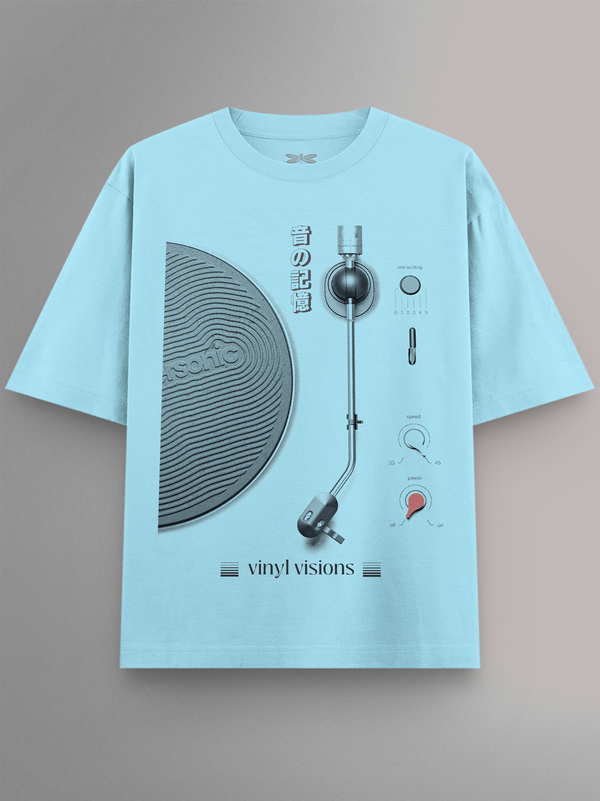 Vinyl Visions 2 Oversized T-Shirt
