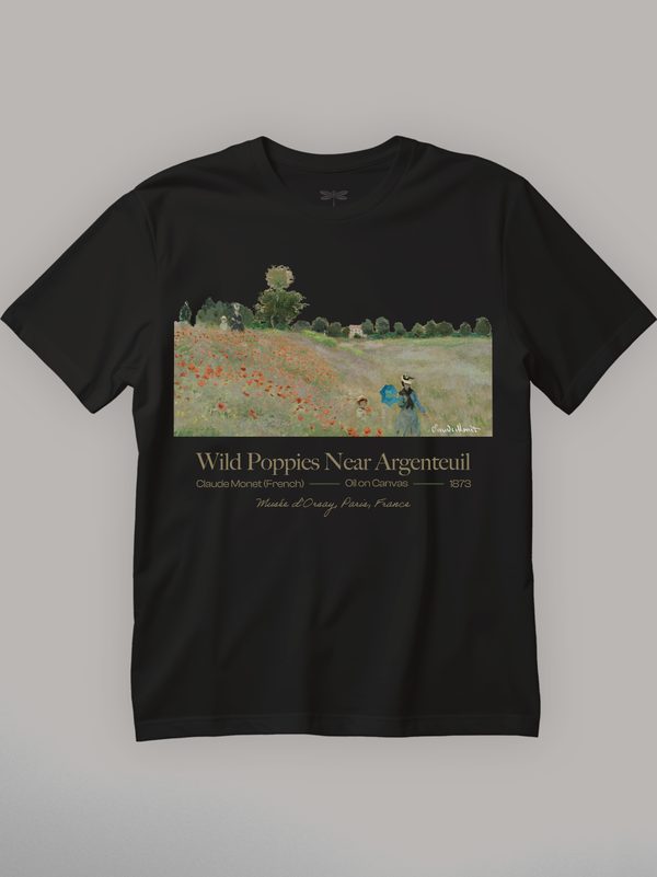 Wild Poppies near Argenteuil Regular Fit T-Shirt