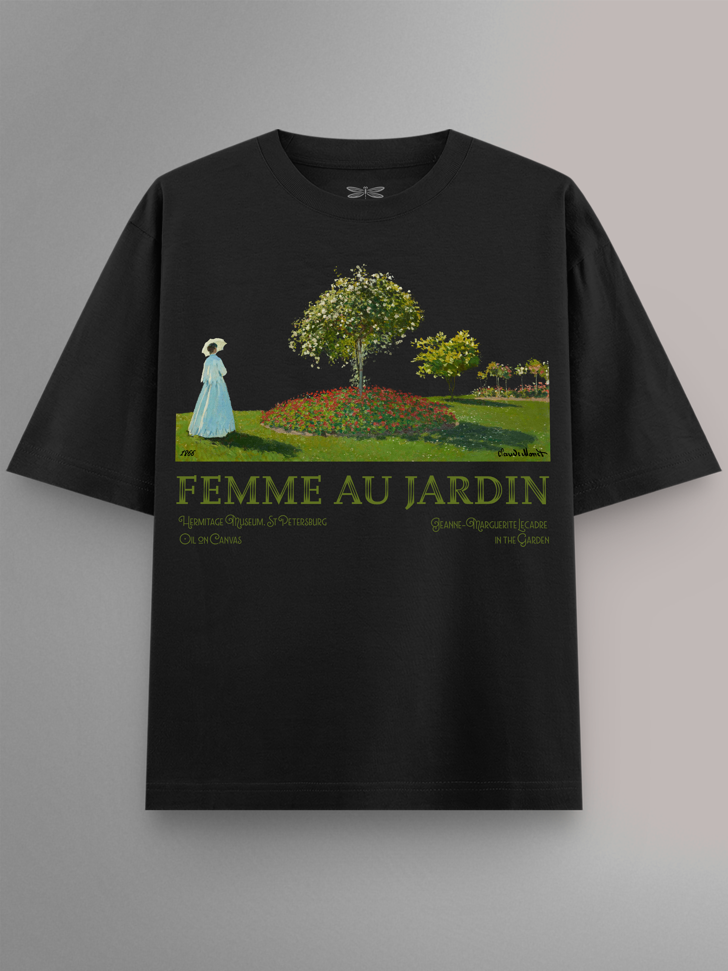 Femme au Jardin Oversized T-Shirt