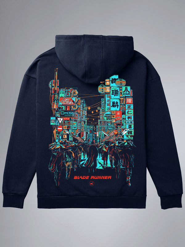 Blade Runner Dystopia Oversized Hoodie