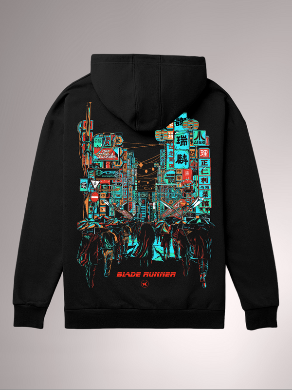 Blade Runner Dystopia Regular Fit Hoodie