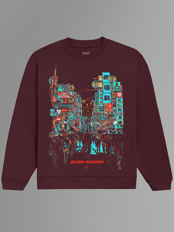Blade Runner Dystopia Regular Fit Sweatshirt
