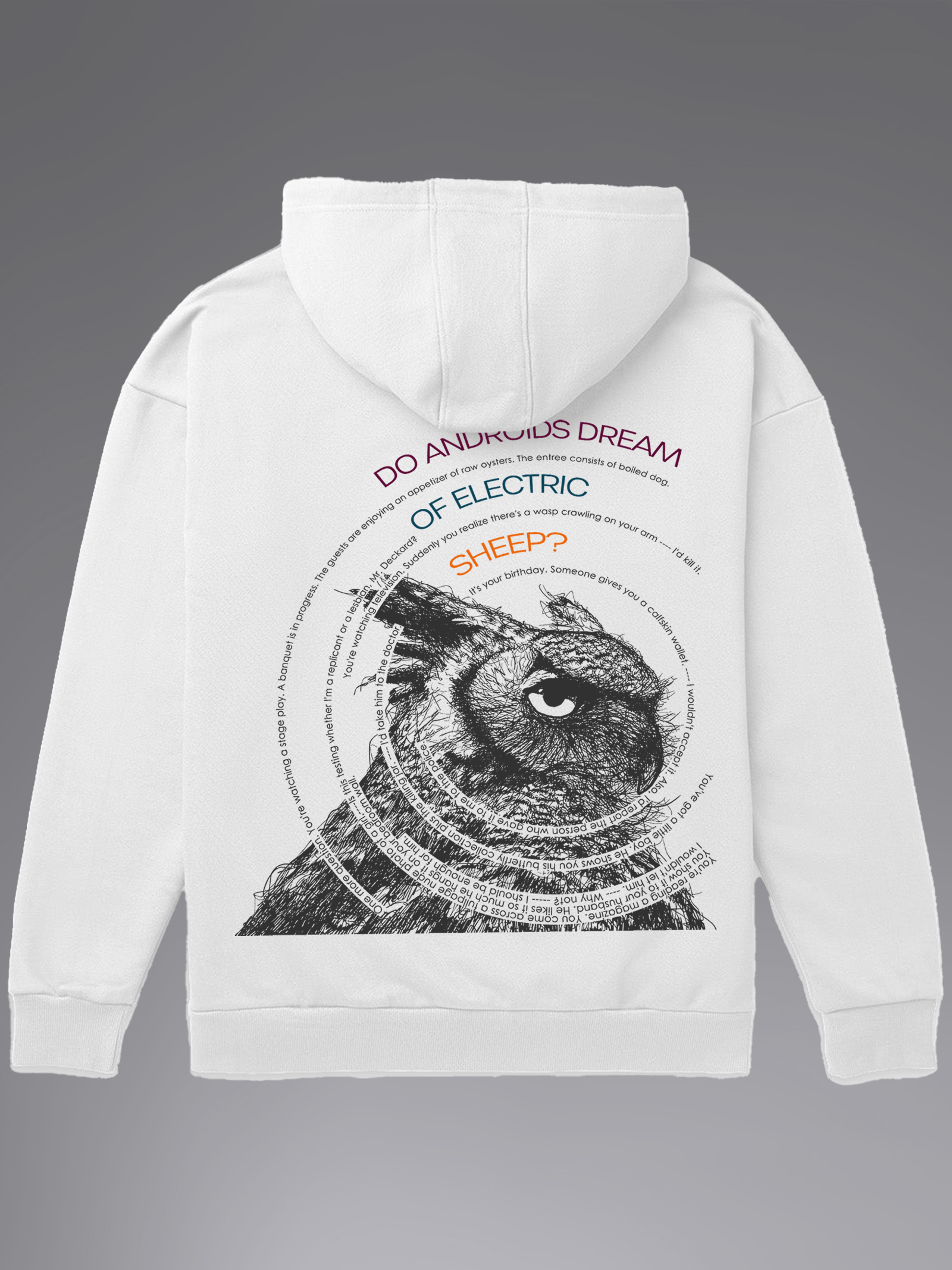 Do Androids Dream Oversized Hoodie