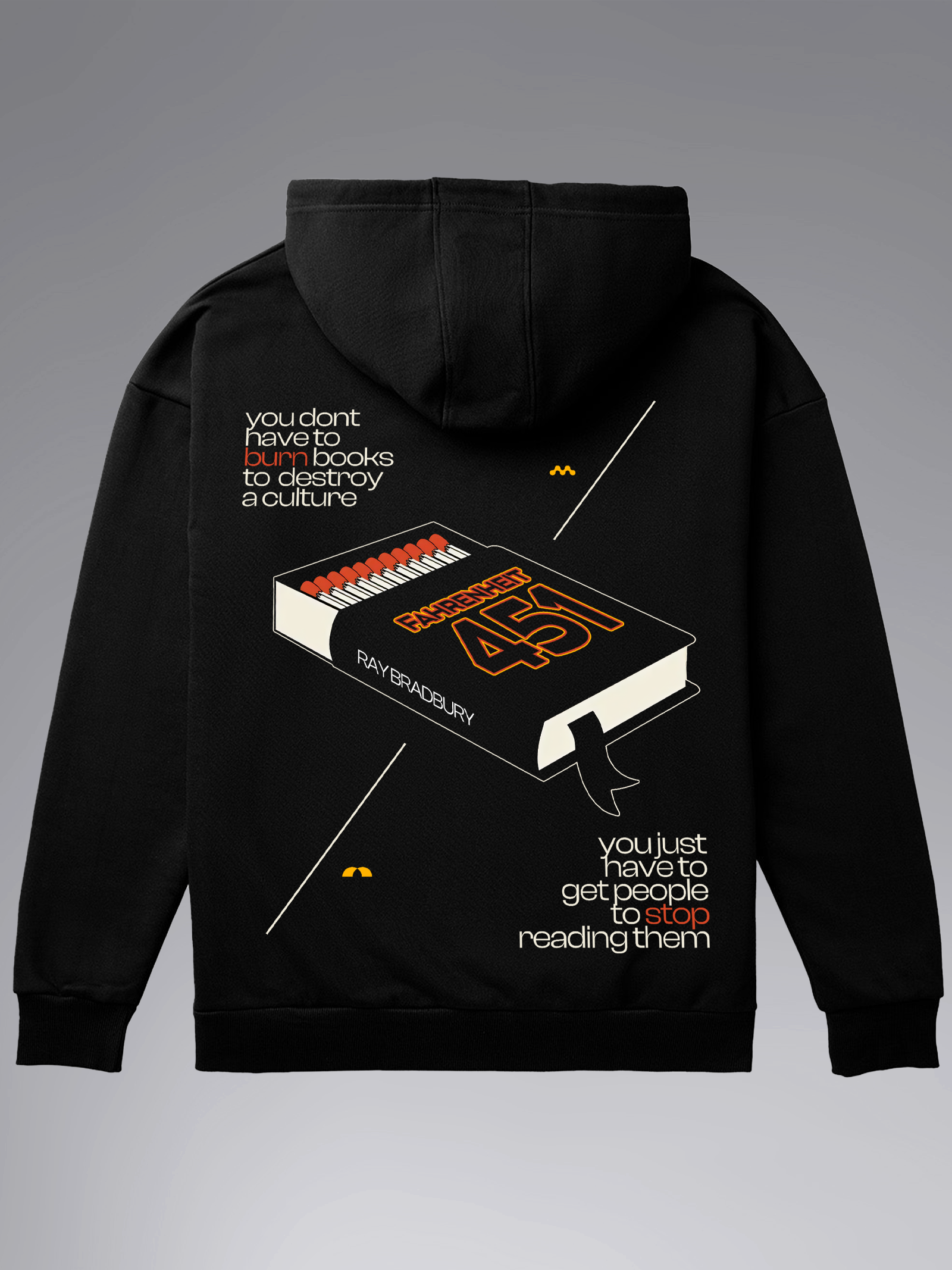Fahrenheit 451 Oversized Hoodie
