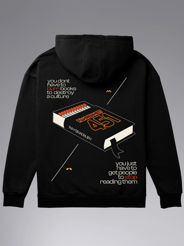 Fahrenheit 451 Oversized Hoodie