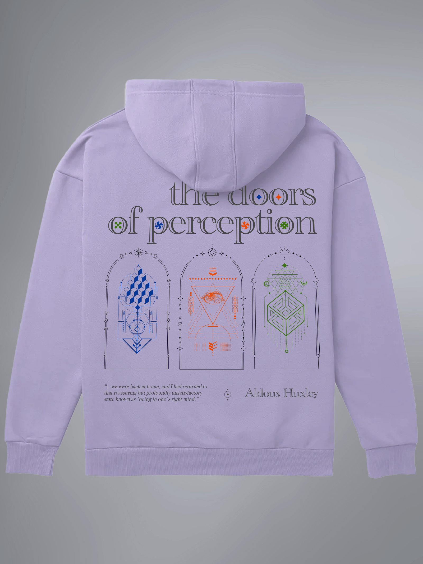 The Doors of Perception Oversized Hoodie